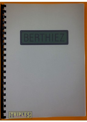 Berthiez Vertical Turning and Boring Mill Type BM 225. Operation and Maintenance Manual.