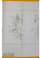 Burgmaster Model 1-C Turret Drill Service Manual.