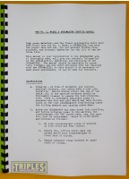 Burgmaster No.2 Model A Turret Drill. Service Manual. (Second Edition)