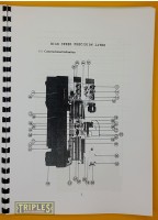 C6251A C6256A Precision Center Lathe Instruction Manual and Parts List.