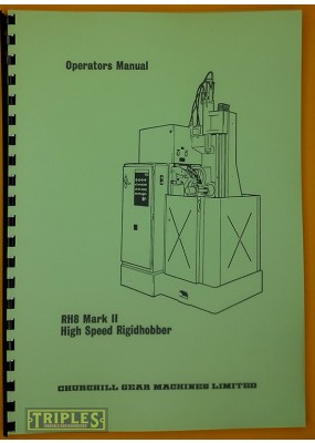 Churchill RH8 Mark 2 High Speed Rigidhobber. Operators Manual.
