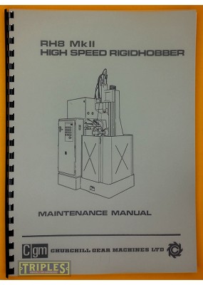 Churchill RH8 Mark 2 High Speed Rigidhobber. Maintenance Manual.