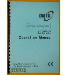 DMTG CDS Series Lathe Operating Manual.