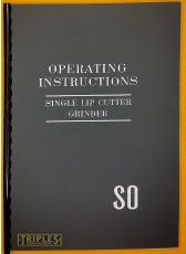 Deckel SO Single Lip Cutter Grinder. Operating Instructions. Deckel SO Single Lip Cutter Grinder. Operating Instructions.