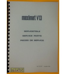Emco Maximat V13 Lathe Service Parts.