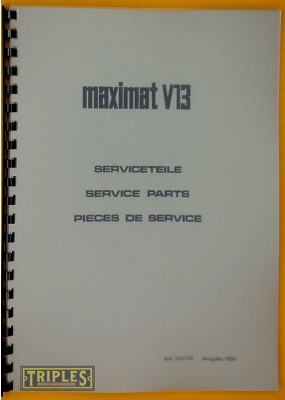 Emco Maximat V13 Lathe Service Parts.