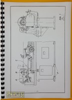 Eriksen Palermo and Kreta 200N Lathe. Instructions for Erection, Operation and Maintenance.