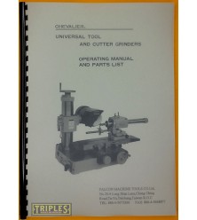 Falcon Chevalier 610 Universal Tool and Cutter Grinder Operating Manual.