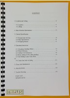 Falcon Chevalier 610 Universal Tool and Cutter Grinder Operating Manual.