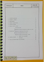 Fexac UER Horizontal Milling Machine. Operating Instruction. (Spanish)