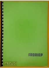 Froriep KE 16 Super Vertical Turret Lathe Operation Manual. Froriep KE 16 Super Vertical Turret Lathe Operation Manual.
