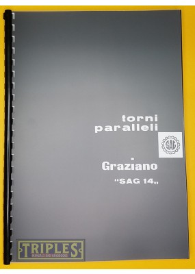 Graziano "SAG 14" Operation and Spare Parts Manual.