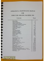 HMT FN2 Operation and Maintenance Manual for Knee Type Milling Machine.
