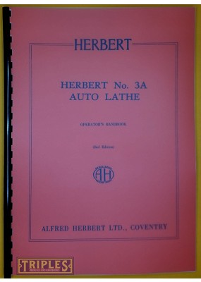 Herbert No, 3A Auto Lathe Operator's Handbook.