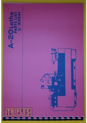 Ikegai A-20 Lathe Parts List.
