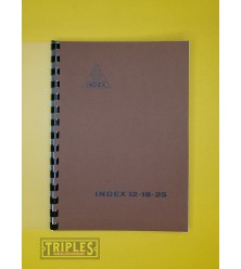 Index-Werke Automatic Turret Screw Machines. 12-18-25. Description and Instructions for Use.