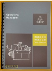 Index C19 C29 Turret Automatics Operators Handbook.