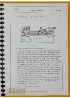 JFMT J1-460/530 Lathe Operation Manual (Early Model)