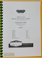 Kearney and Trecker (C.V.A.) Model No. 2D, Rotary Head Milling Machine. Instruction Book. (C.V.A. Edition) Kearney and Trecker (C.V.A.) Model No. 2D, Rotary Head Milling Machine. Instruction Book. (C.V.A. Edition)