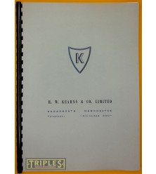 Kearns No. 2 and 3 Horizontal Boring and Facing Machine. Operator's Handbook. Kearns No. 2 and 3 Horizontal Boring and Facing Machine. Operator's Handbook.