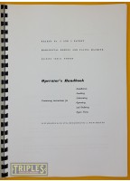 Kearns No. 2 and 3 Horizontal Boring and Facing Machine. Operator's Handbook.