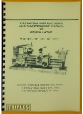 Lantaine CZ300, CZ300/1. Operating Instructions and Maintenance Manual.