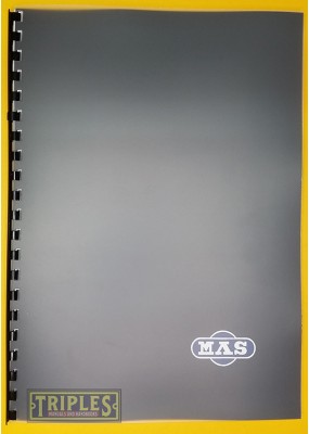 MAS VR8 Radial Drilling Machine Operation and Maintenance Handbook.