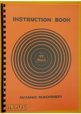 Miyano AL-S25 Automatic Lathe Instruction Book.