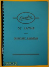 Qualos 5 ¼&quot; All Geared Head Lathe. Operating Instructions.