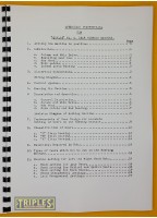 Qualos Precision Gear Hobbing Machine No.O. Operating Instructions.