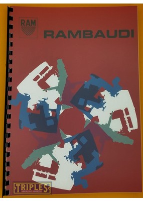 Rambaudi V2 Milling Machine. Spare Parts catalogue and Instruction Book.