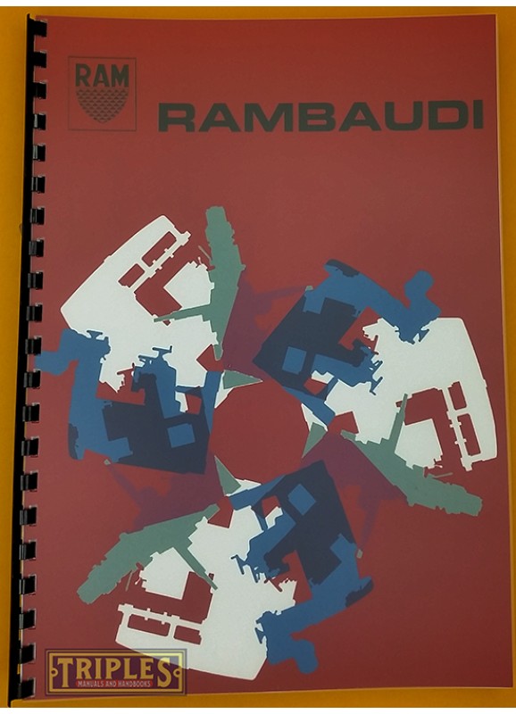 Rambaudi V2 Milling Machine. Spare Parts catalogue and Instruction Book.