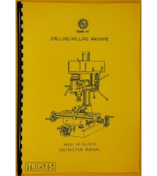 Rong Fu RF15 RF20 RF30 Milling Machine Operating and Parts Manual.