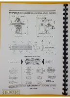 Schaublin 53 Universal Milling Machine. Service Instructions.
