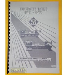 Schaublin SV65-SV70 Tool Makers Lathe Accessories.