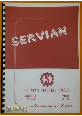 Servian - Sermac L3X 1500 Lathe Operating Manual