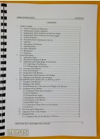 Shenyang CW80, CW110, CW100Q, Series Lathes Instruction Book.