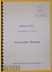 Sheraton Precision Lathe Instruction Manual. Defiance, Diploma, Cadet, Challenger. 