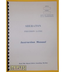 Sheraton Precision Lathe Instruction Manual. Defiance, Diploma, Cadet, Challenger. 