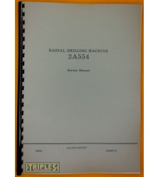 Stankoimport 2A554 Radial Drilling Machine Service Manual. 