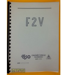 TOS F2V Universal Milling Machine. Operating Manual. TOS F2V Universal Milling Machine. Operating Manual.