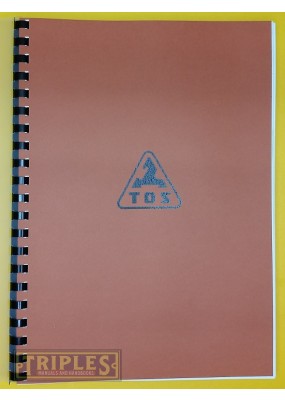 TOS FA4U (FA4V FA4H) Milling Machine Operating Manual and Parts Diagrams.