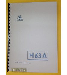 TOS H63A Horizontal Boring Machine. Parts, General Arrangements and Diagrams. TOS H63A Horizontal Boring Machine. Parts, General Arrangements and Diagrams.