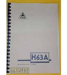 TOS H63A Horizontal Boring Machine Operating Instructions. TOS H63A Horizontal Boring Machine Operating Instructions.