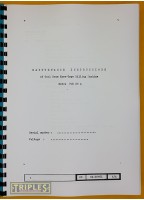 TOS Kurim FNK 25 A Milling Machine. Maintenance Instructions.