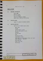 TOS Kurim FNK 25 A Milling Machine. Maintenance Instructions.