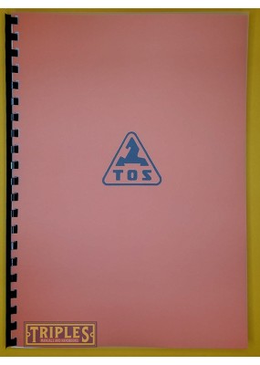 TOS HM-45 Shaping Machine Operating Instructions.