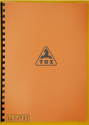 TOS VR8 Radial Drill Operators Manual.