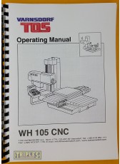 TOS Varnsdorf WH 105 CNC Operating Manual.