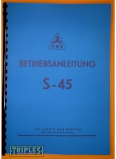 TOS/Volman S-45 Lathe Operating Manual (German) TOS/Volman S-45 Lathe Operating Manual (German)